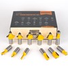 Router Bits Set 1/2 Inch Shank - BAIDETS 12 Pieces