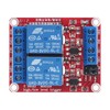 AEDIKO 4pcs DC 5V Relay Module 2 Channel Relay Board