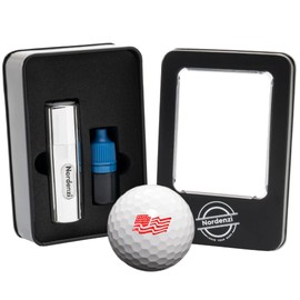 Golf Ball Stamp to Identify Golf Balls, American Flag Nordenzi Golf Ball Personalizing Kit, USA Golf Ball marker stamp gift set, Golf Ball Stamper
