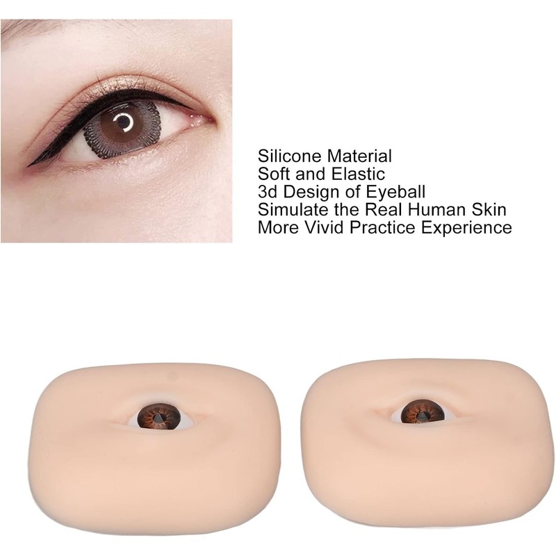 1 par de Piel de Práctica de Tatuaje 3D Maquillaje