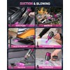 EYYA Handheld Cordless Car Vacuum Cleaner, 4-in-1 Portable Mini Car