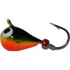 K&E SKP-10-107 Pelkie Tungsten Jig, Size 10, Black/Orange/Chartreuse 1/Card