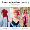 Muslin Hijab Scarf for Women Long Headscarves Solid Head Wraps