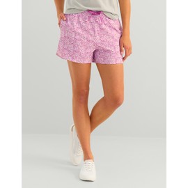 HUK Women's Standard Pursuit Printed Volley, Quick-Dry Fishing Shorts, Orchid