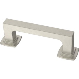 Franklin Brass Parow (1-Pack) Cabinet Handles 3" Hole to Hole Satin Nickel Kitchen Cabinet Pulls Drawer Handles Cabinet Hardware Dresser Drawer Pulls P41769K-SN-C