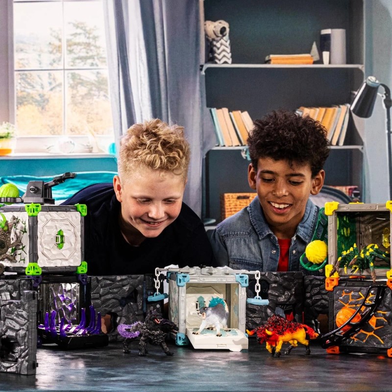 Schleich Eldrado Creatures BattleCaves Playset with Jungle Tarantula and Connectable