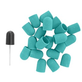 Nail Drill Bits Kit, Manicure Pedicure Nail Polishing Burr Home Salon Use Nail Art Sanding Nail Drill Bits Polishing Grinding Sanding Bands Set Naill Drill Bits Sander Sleeves 16