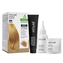 MEILAB Permanent Hair Colour without Ammonia - Pack of 3 - Light Golden Blonde Hair Dye #9-3