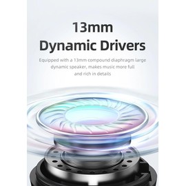 SGNICS for Astro Slide 5G Wireless Earbuds Bluetooth 5.3 Headphones with Charging Case,Wireless Headphones with Noise Cancelling Mic,IPX4 Waterproof Earphones,Touch Control - Black