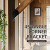Rasugarlary Pergola Angle Support Brackets, 2 Pcs 45-Degree Angle Bracket