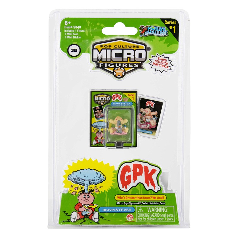 Worlds Smallest GPK (Garbage Pail Kids) Pop Culture Micro Figures,