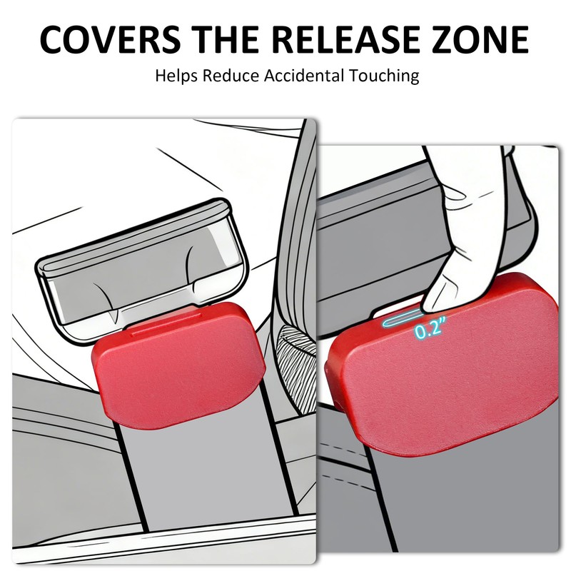 Buckle Release Protector for Child Seats – Helps Prevent Accidental
