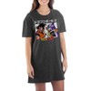 Dragon Ball Z Anime Cartoon Characters Juniors Grey Graphic Tee