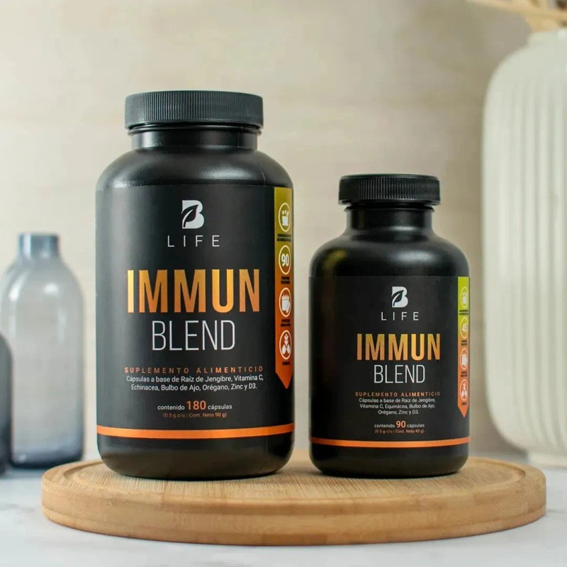 Suplemento Alimenticio Immune Blend 180 Cápsulas Life