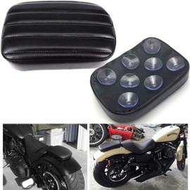 YIBO Motorcycle Rear Seat Cushion Pillion Seat with 6 Suction Cups 8 Suction Cups (Style 5-8 Suction Cups)