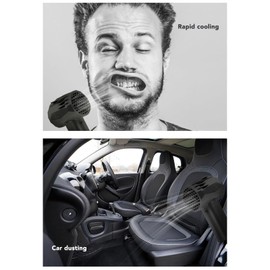 Fan, Car Dryer Air Blower 1400g Thrust 240km / h Wind Speed, 20W Fast Charging Electric Jet Dry Blower, 64mm Duct Fan Rugged Air Blower for Home Car US