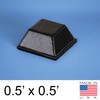 Black Rubber Feet (50 Pack) Self Stick Bumper Pads -