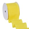 Ribest Yellow Linen Wired Ribbon, 2.5 Inch × 10 Yard,