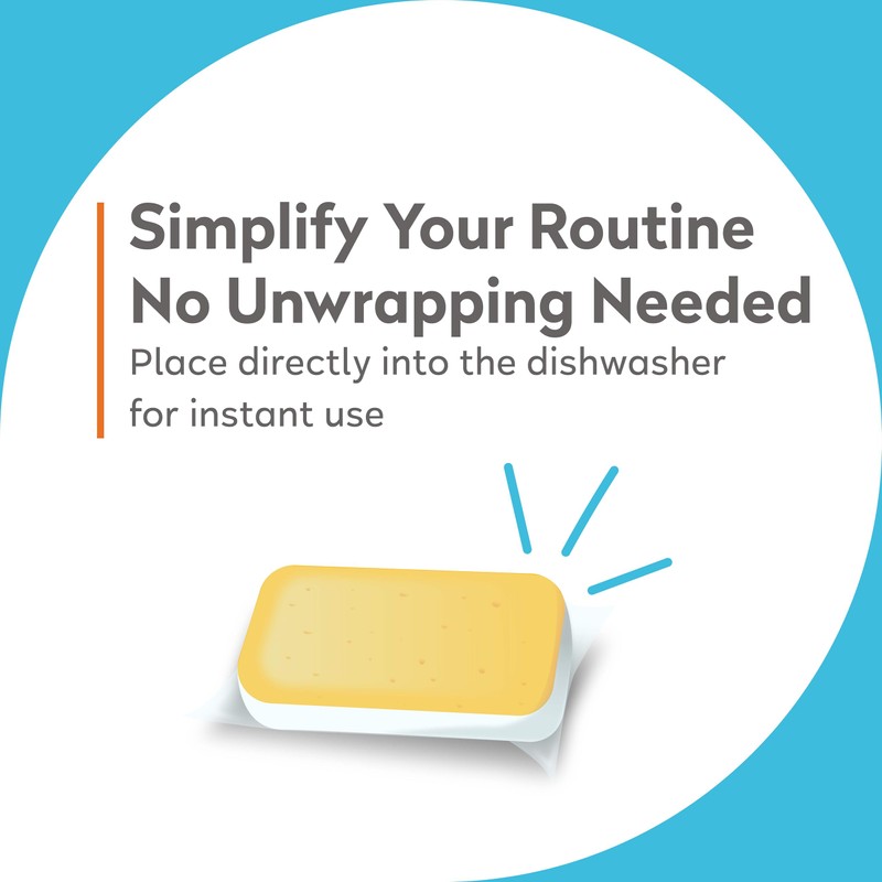 Orange House Plant Based Dishwasher Tabs 56 Count | 100%