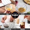 Walfos Mini Whisk,304 Stainless Steel Small Whisk, 5+7+10in Wisking Tool