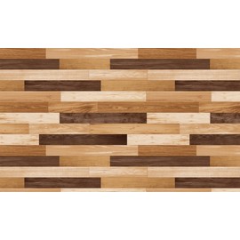Peel and Stick Table Decoration, 11.8 x 59.1 inches (30 x 150 cm), Parquet, Brown (BR)