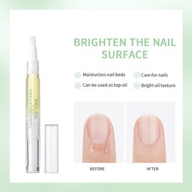 Nagelöl Nagelhaut Öl Stift mit weichen Pinsel - 5ml Cuticle Care Oil Nail Care Pen - Nail Care Tools, Ernährung Öl Stift für Finger von Rissigen und Trockenen Nägeln