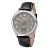 REGENT Men's Radio Controlled Watch Titanium Analogue Digital with Leather