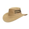 Australian Style Leather Hat for Men and Women with Mesh