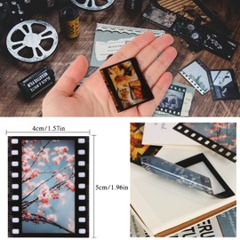 MIKIMIQI 120 Pcs Vintage Stickers Junk Journal Supplies DIY Scrapbooking Plant Flowers Film Adhesive Floral Decorative Vintage Paper Aesthetic Craft Embellishment for Journaling Notebook