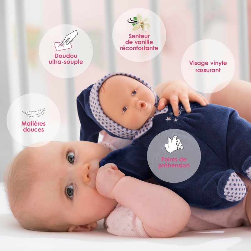 Corolle - My Cuddly Toy, Babipou, Navy, Star Dream, 28