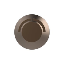 WAC Landscape Lighting, LED 2in 12V Round Beveled Single Directional Top Surface Mounted Indicator Light 2700K Warm Built-in LED in Stainless Steel Coated with Bronze