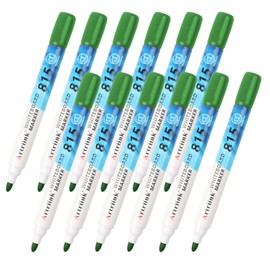 Whiteboard pens, 12 Pcs Fine Point Dry Erase Markers Perfect For Writing on Whiteboards, Dry Erase Boards, Calendar - (Green)
