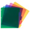 JAM PAPER Plastic Index 5-Tab Dividers - 9 3/4 x