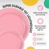 Exquisite Pink Plastic Plates For Party Plastic Disposable Plates For
