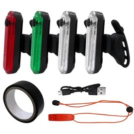 LED Navigation Lights Kit for Boat Kayak, Stern Ligths Battery Operated, 4 Pack Rechargeable Lights for Night Kayaking, Paddle Board Lights, Safety Lights for Pontoon Boat, Canoe, Wave Runner,Jet Ski…