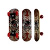 Small Skateboard, 17 x 5 Inch Double Kick Skateboard for