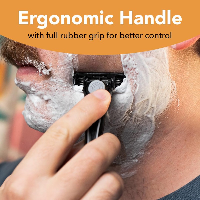 BIC Flex 4 Refillable Razors for Men, Long-Lasting 4 Blade