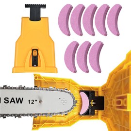 Aililong Chainsaw Sharpener Profisaw Chain Sharpener for Fast & Precise Saw Chain Sharpening with 8 Sharpening Stones - Ultrasaw Chain Sharpener for Adults