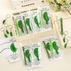 Sayglossy 24 Sets Emotional Support Pickle Pens and Keychains Bulk