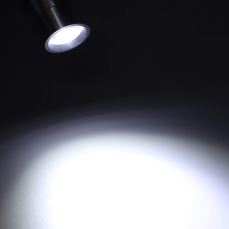 LED Desk Lamp, Daylight Working Light, Hardwired Spotlight with Flexible