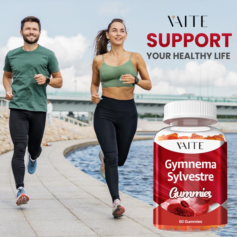 VAITE Gymnema Sylvestre Supplements 600mg – 20:1 Leaf Extract Gummies,