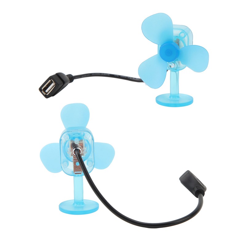 Helmet Dragonfly Fan with Light Suction Cup Propeller Fan Small