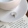 Unbranded Lovely Cute 925 Sterling Silver Mushroom Ring