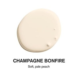BACKDROP | Premium Interior Paint | Standard Semi Matte, Low Sheen Finish | Self-Priming, Low VOC, Green Wise Certified | CHAMPAGNE BONFIRE – Soft, Pale Peach | 0.5 Gallon