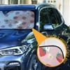 Pink Strawberry Flowers Car Windshield Sun Shade Women Girls Car