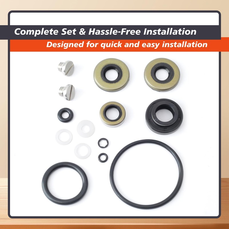 Mhrxusd 0396350 Gearcase Seal Kit Replacement for Johnson for Evinrude