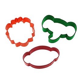 Wilton 2308-0916 Jungle Pals Cookie Cutter Set, 3-Piece