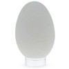 BESTPYSANKY Medium Clear Round Plastic Egg Sphere Stand Holder Display