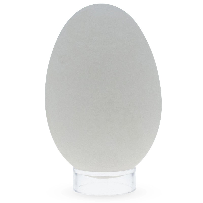 BESTPYSANKY Medium Clear Round Plastic Egg Sphere Stand Holder Display