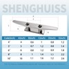 SHENGHUISS Boat Open Base Cleat 316 Stainless Steel Mooring Dock